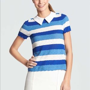 Draper James Stripe lace sweater